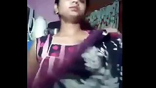 Indian huge tits aunt transferral infront of cam
