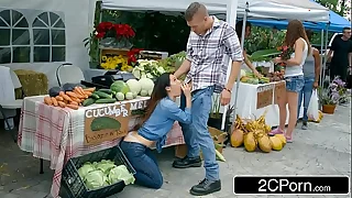 Farmer's Slutty Wife Eva Lovia Cheating About A Unintended Consumer