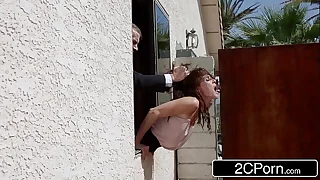 Undesigned Broom Fucks His Wife's Bridesmaids - Jenni Lee&comma; Scarlet Red