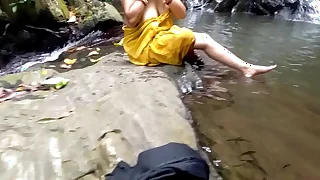 everbest indian mom bold out of doors public fucked stranger