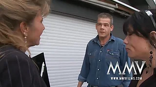 MMV Films Mature teacher having pastime with a reinforcer