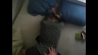 perv dad slides in quite little d&period;